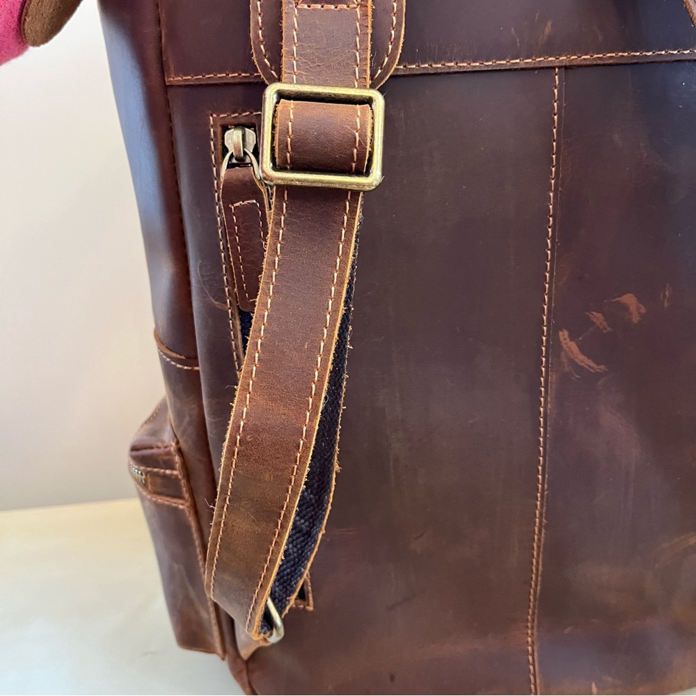 Duluth Leather Laptop Backpack - image 8